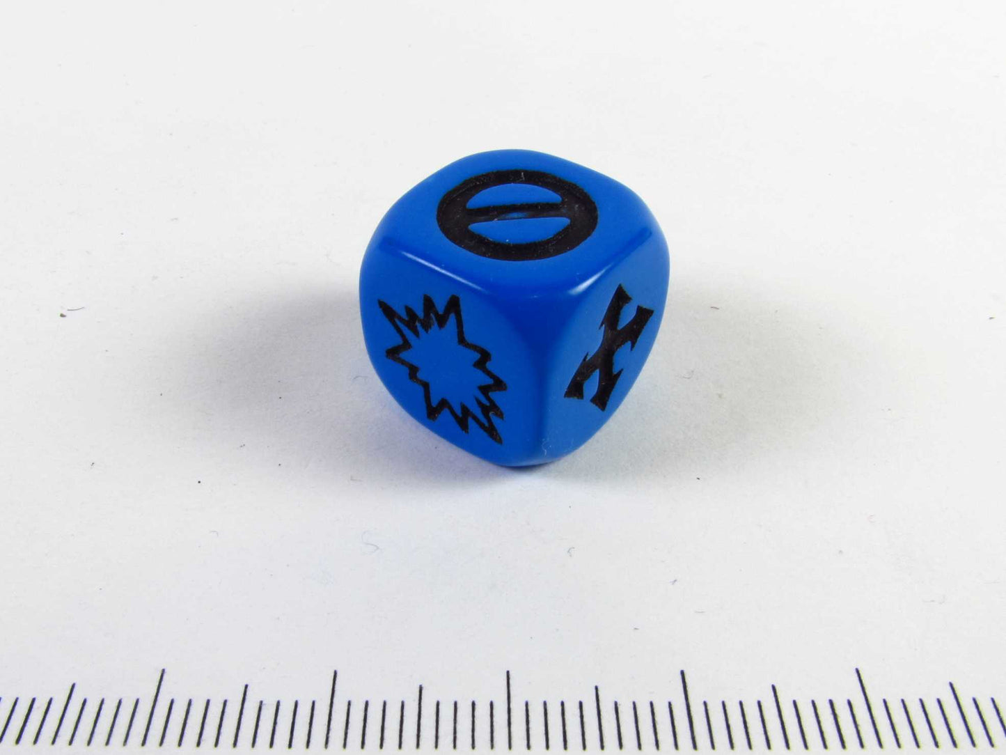 Misfire dice, blauw