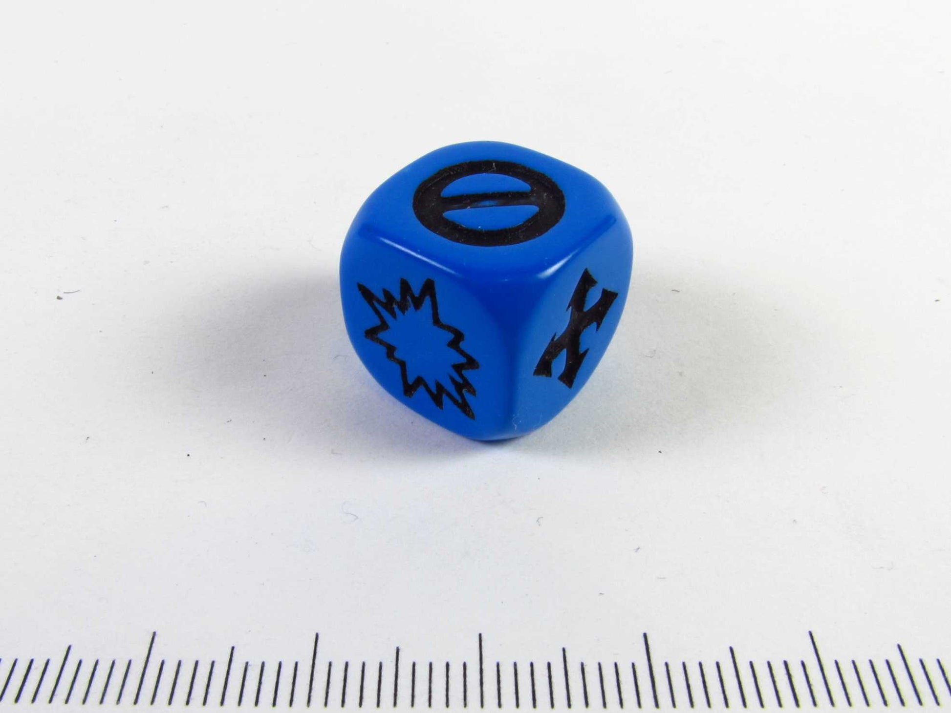 Misfire dice, blauw