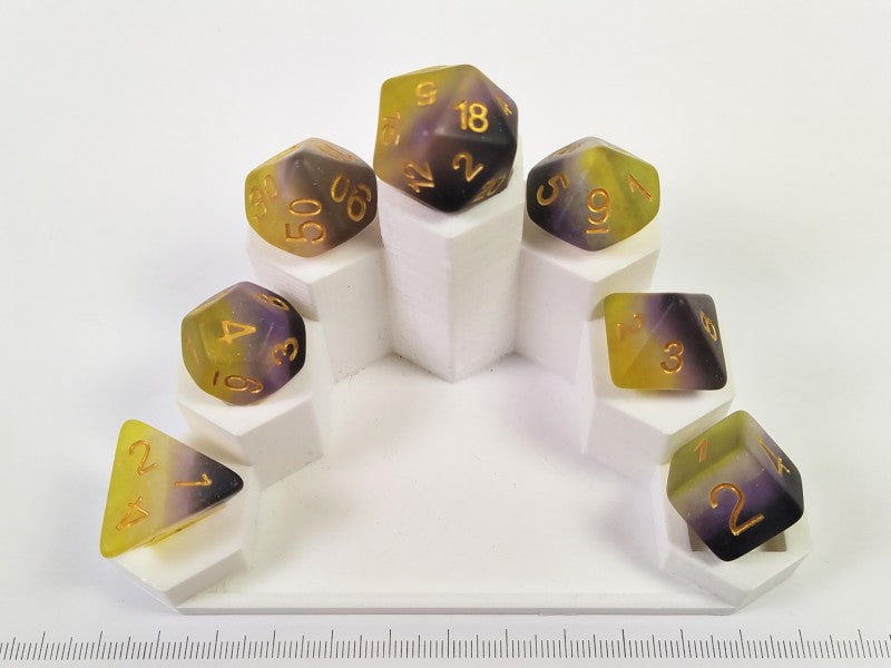 Nonbinary Pride Strata polydice set