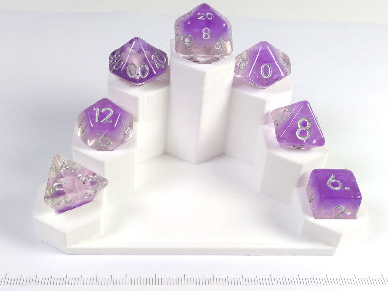 Dino, Pink Triceratops polydice set