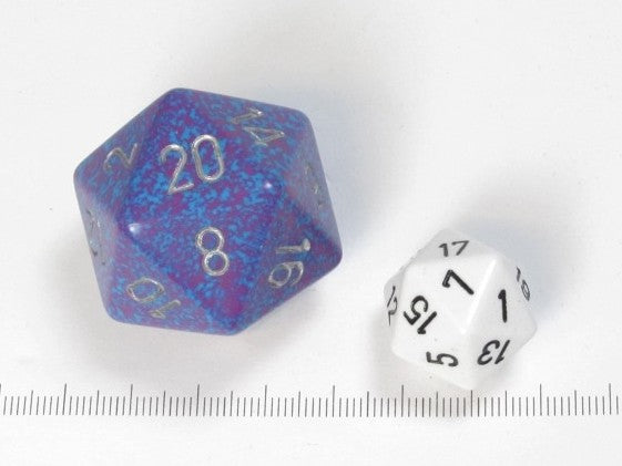 34 mm 20-zijdig, Speckled Silver Tetra
