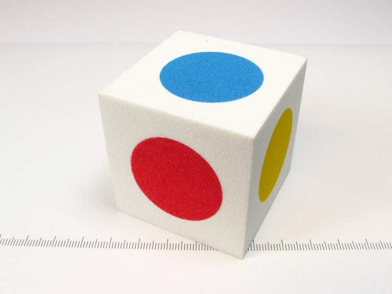50 mm schuimrubber kleurendobbelsteen