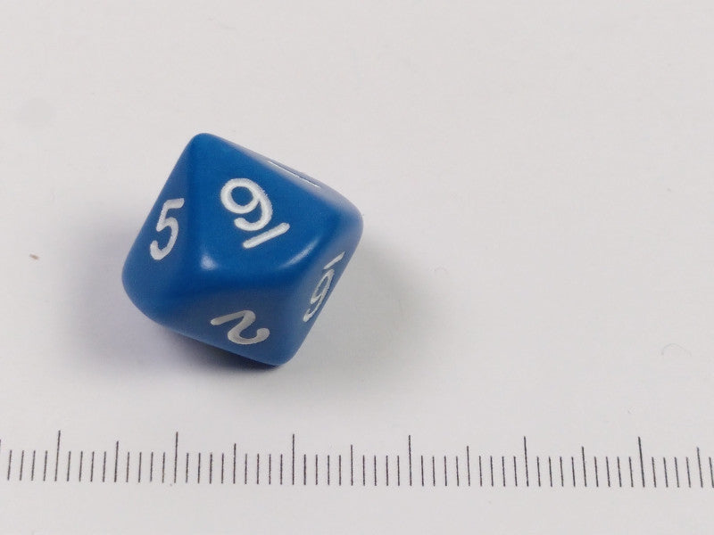 10-zijdig blauw (0-9)