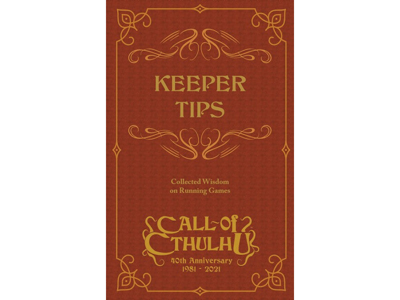Call of Cthulhu - Keeper Tips Book, Collected Wisdom