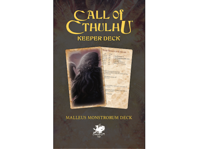 Cthulhu RPG - The Malleus Monstrorum Keeper DeckÂ