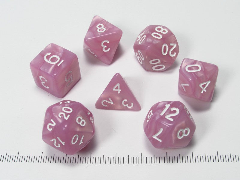 Polydice set, Pearl lichtroze