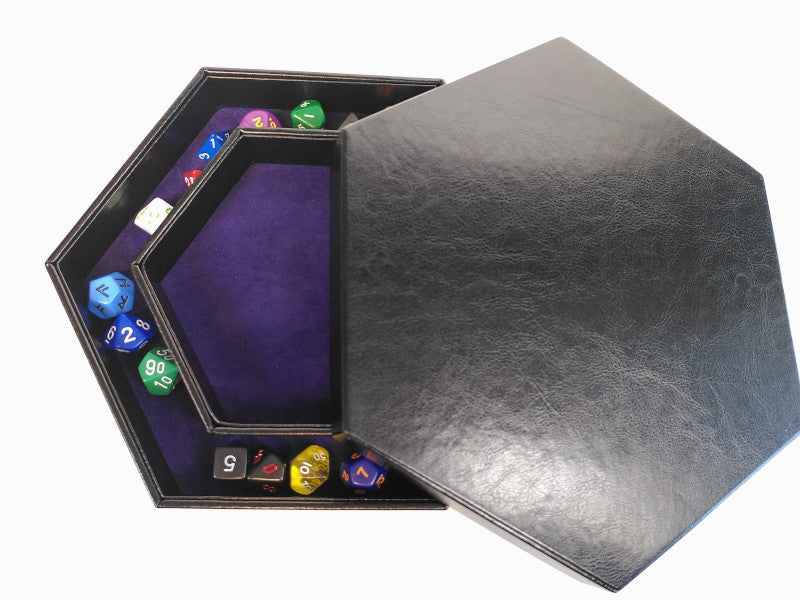 Hexagon Dice Tray - Paars