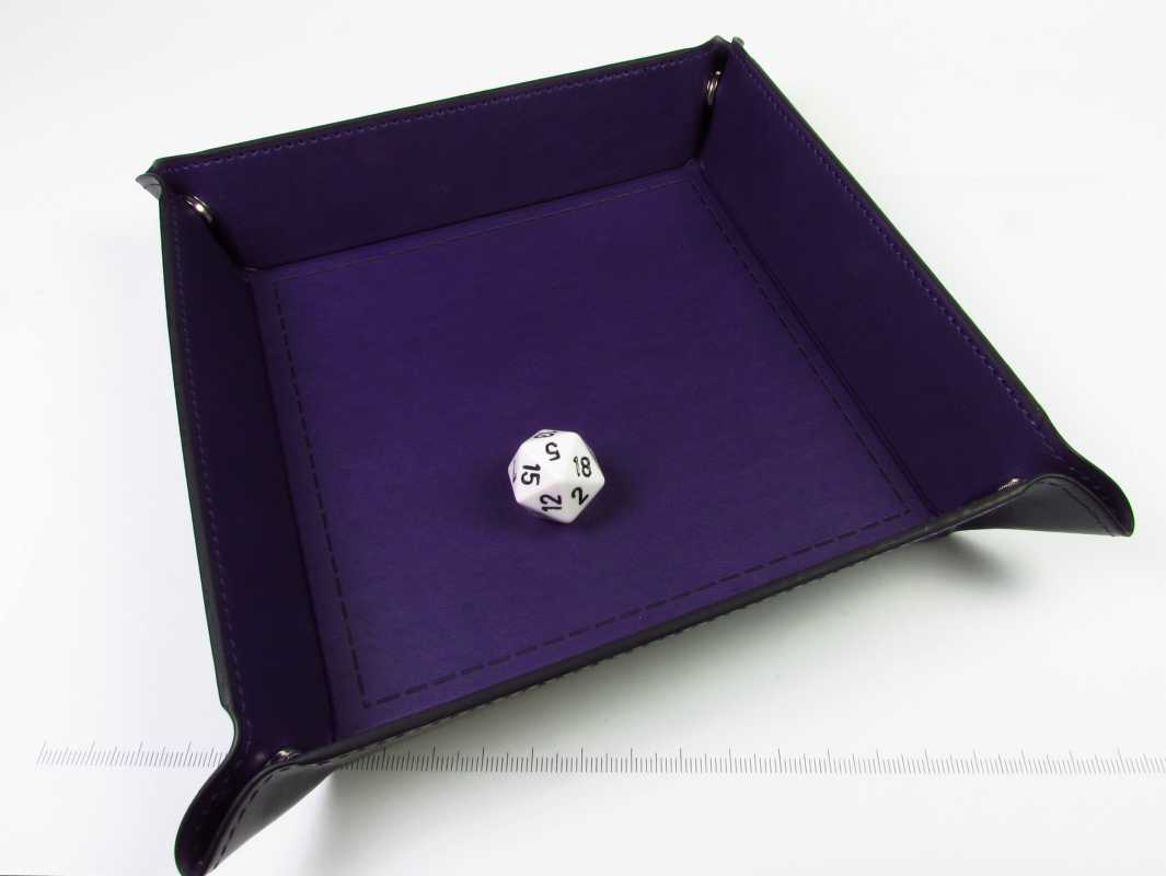 Folding Dicetray - vierkant paars