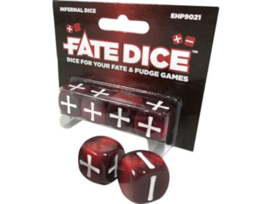 Fate Core Dice - Infernal