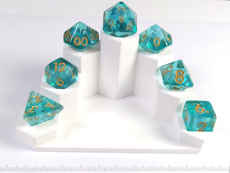 Dino, Blue Apatosaurus polydice set