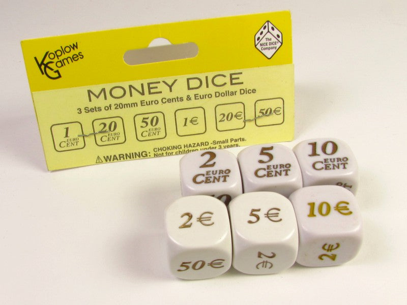 Euro dice set