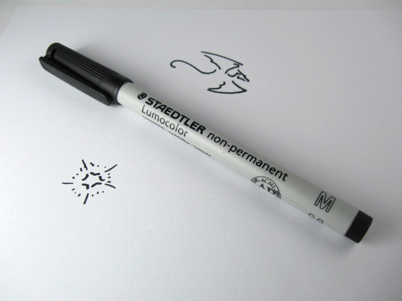 Staedtler waterafwasbare stift, zwart