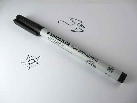 Staedtler waterafwasbare stift, zwart