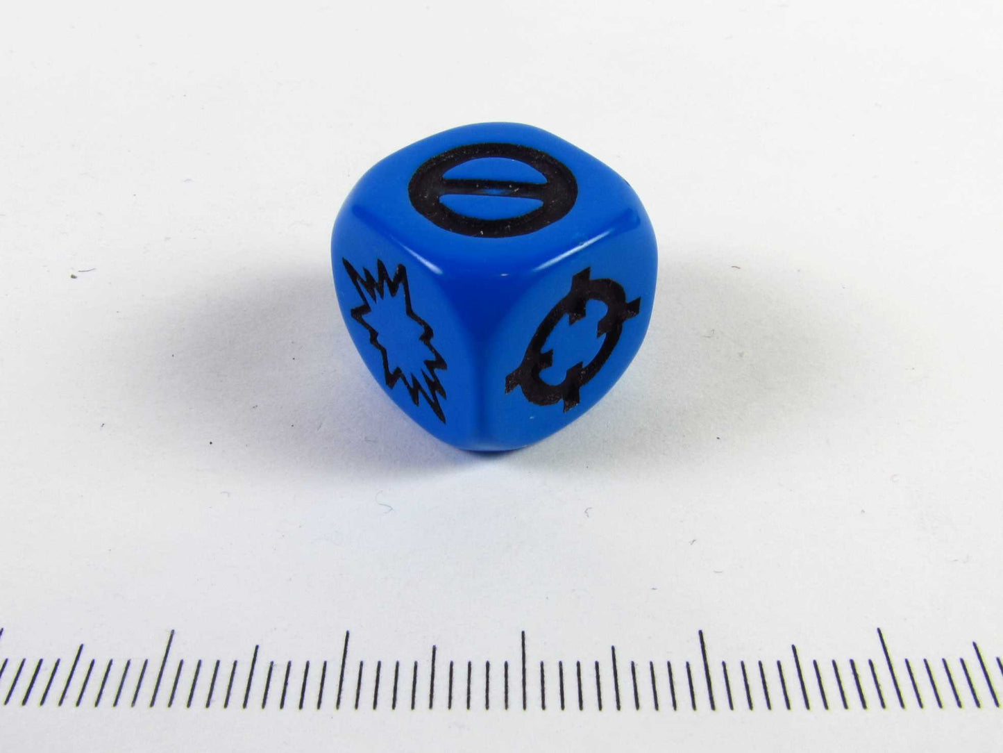 Misfire dice, blauw