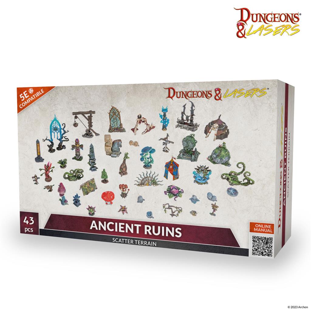 Ancient Ruins scatter terrain - Dungeons and Lasers