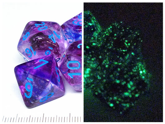 Nebula Nocturnal w/blue polydice set