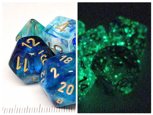 Nebula Oceanic w/gold polydice set