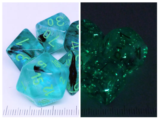 Borealis Kelp w/light green polydice set