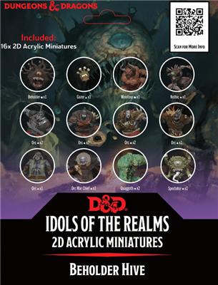 Idols of the Realms 2D set - Beholder Hive