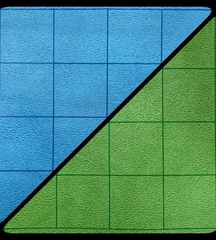 Chessex Blue-Green Battlemat - 60x66 cm