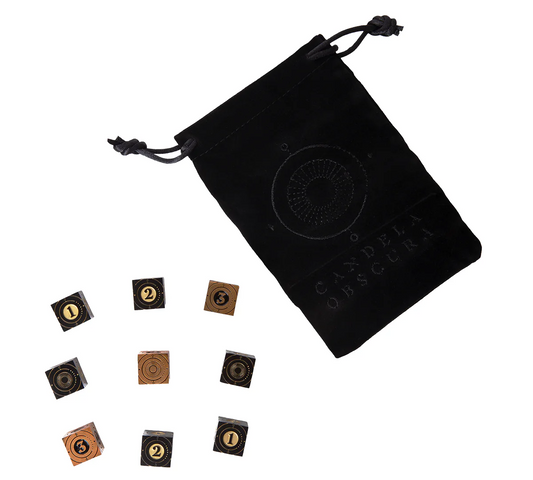 Candela Obscura Premium metal dice set