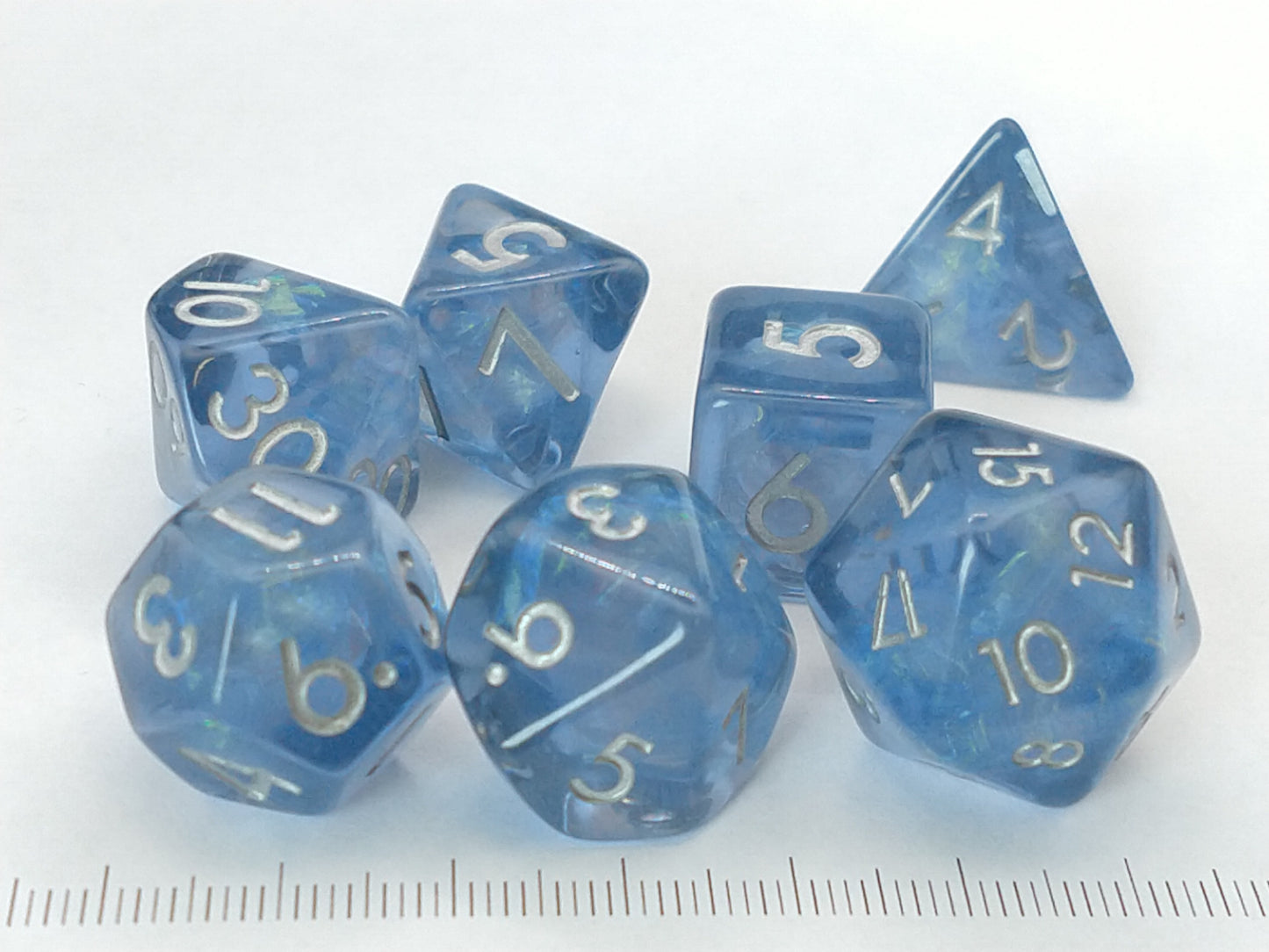 Imperial Sapphire polydice set