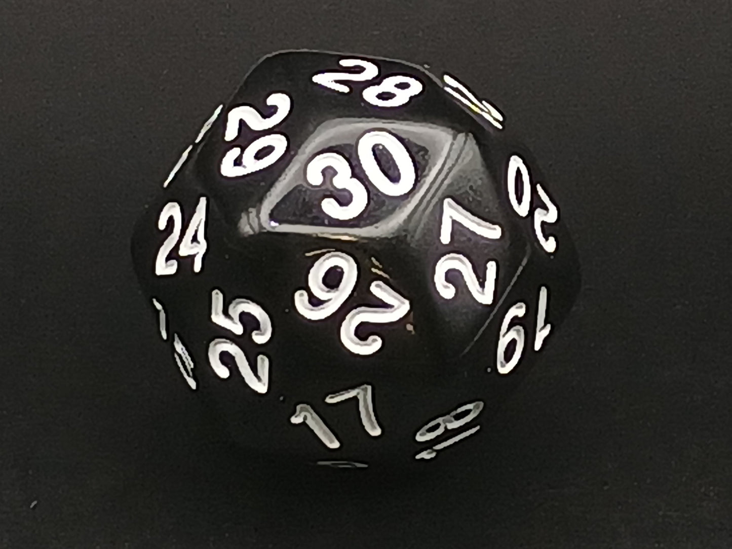 30-sided black, 31mm