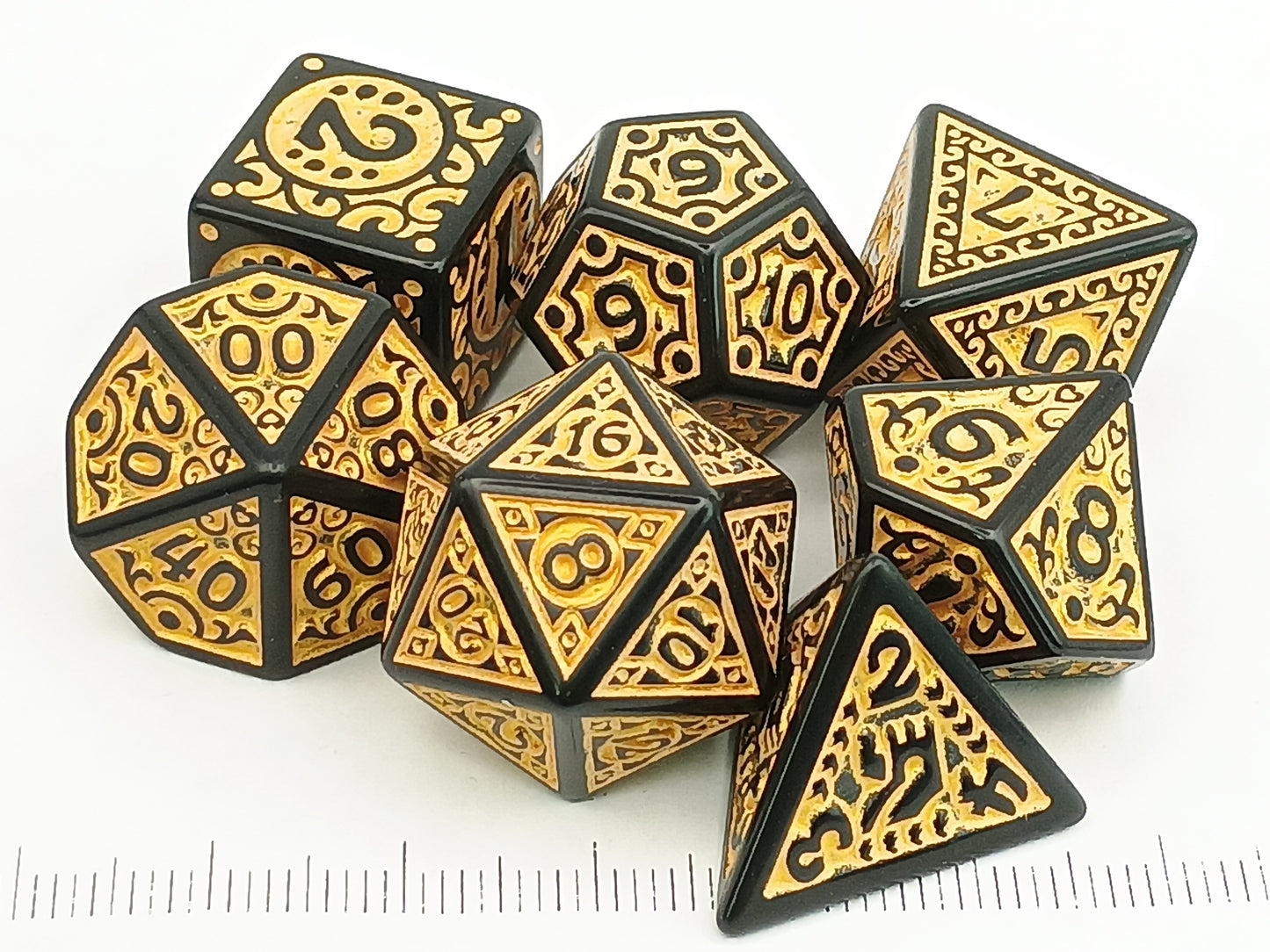 Electrum Fortress polydice set