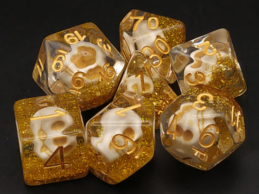 Gilded Bones polydice set