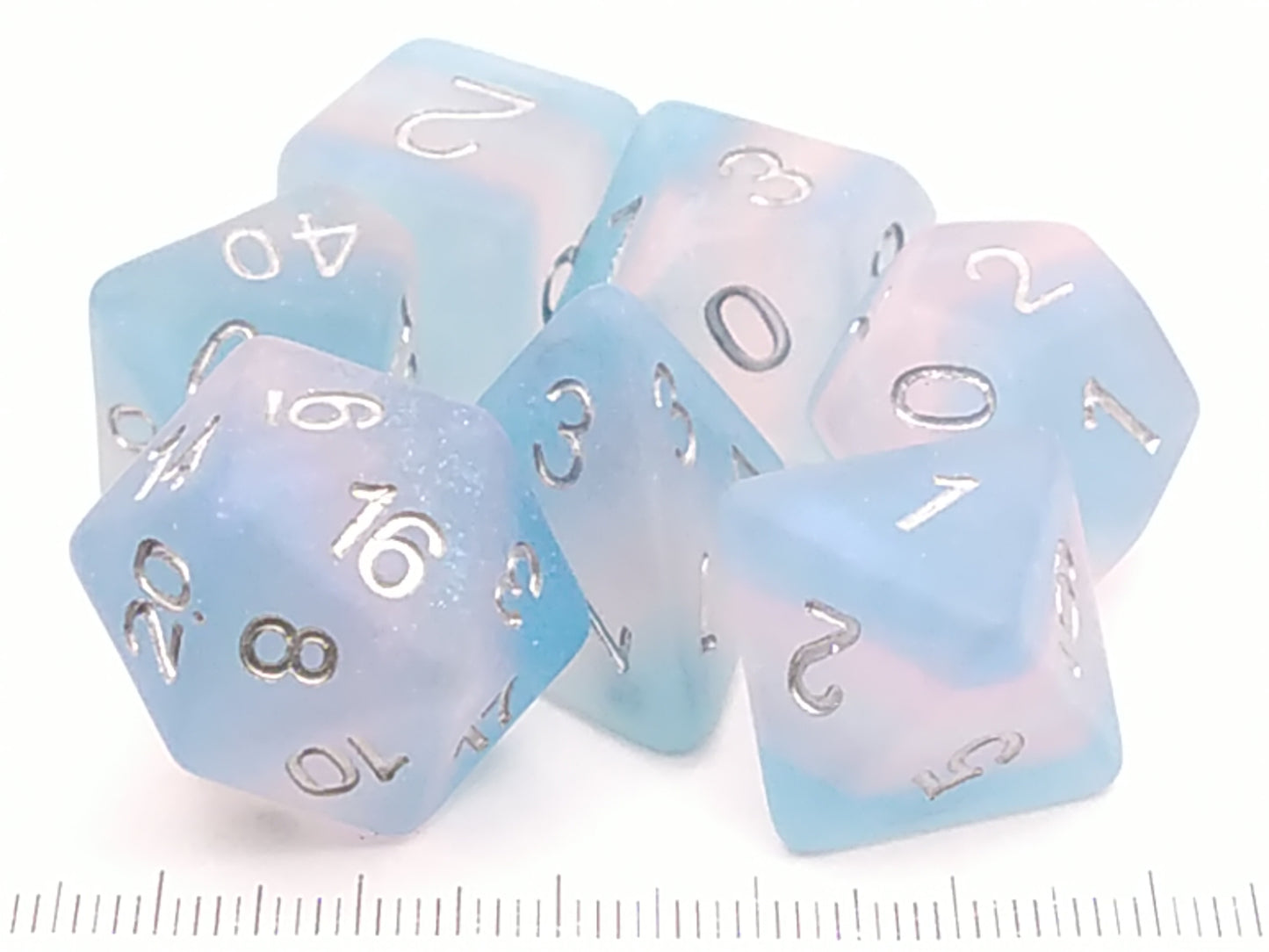 Trans Pride Strata polydice set