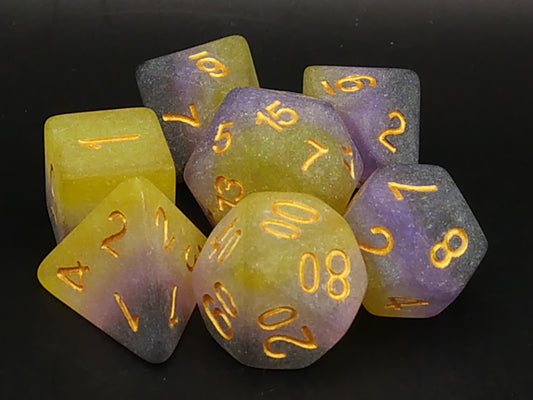 Nonbinary Pride Strata polydice set