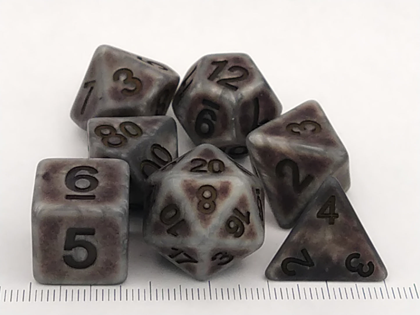 Polydice set Ancient Steel