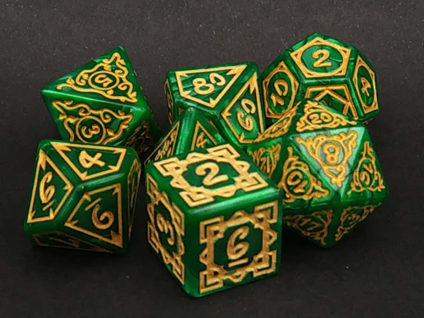 Druid's Grove dice set