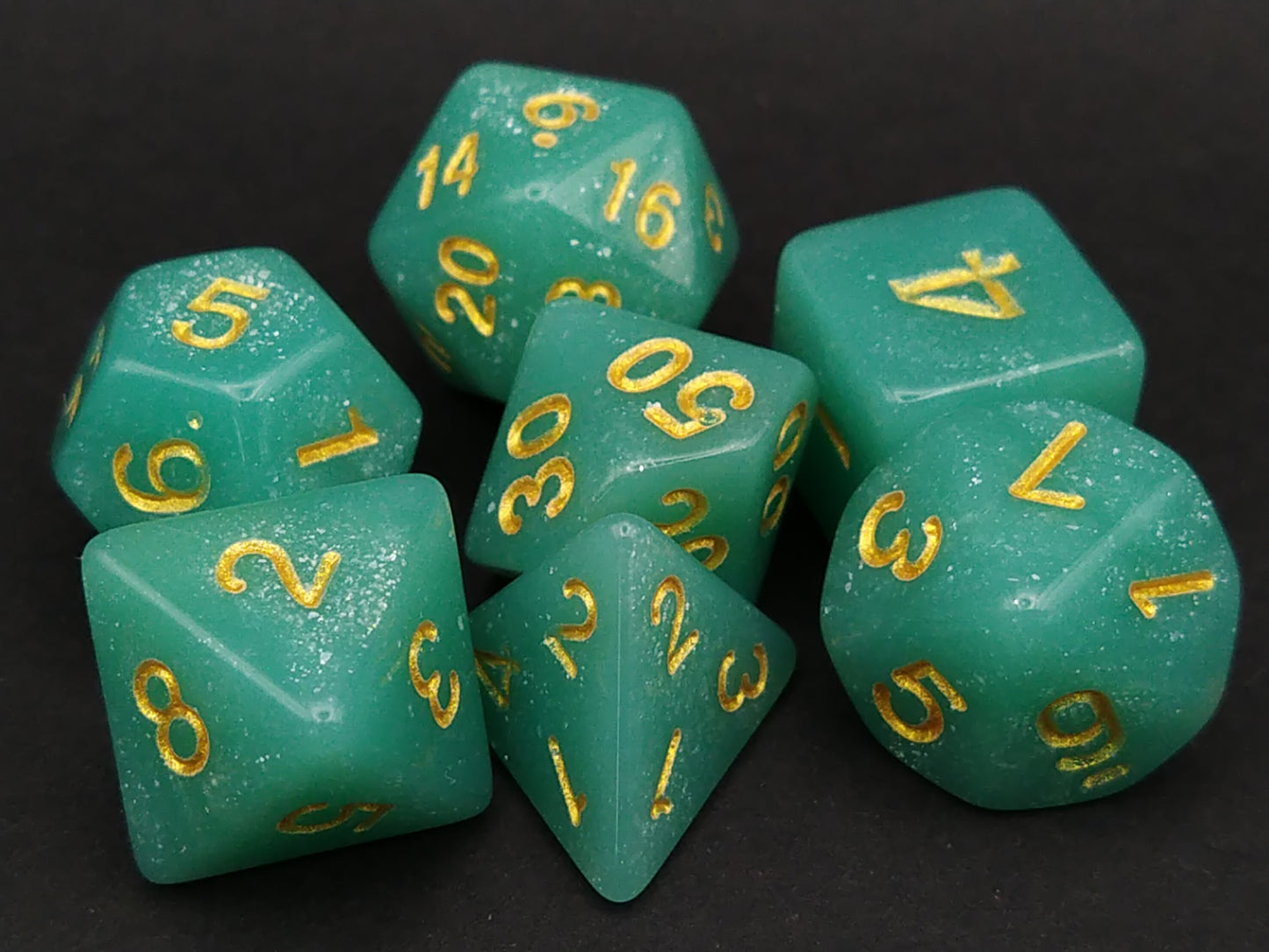 Green Fairy Polydice set