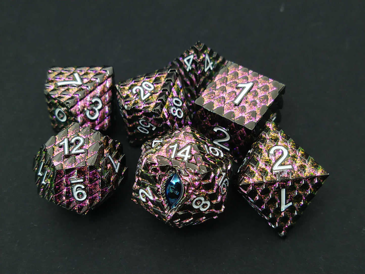 Hydra Scales - Metal polydice set