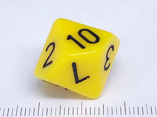 10-sided yellow (1-10)