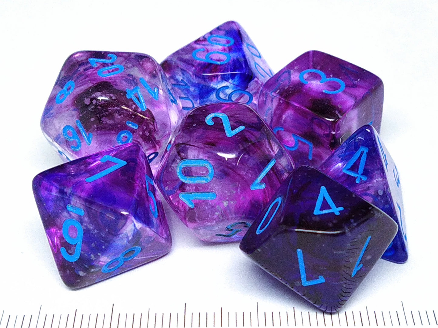 Nebula Nocturnal w/blue polydice set