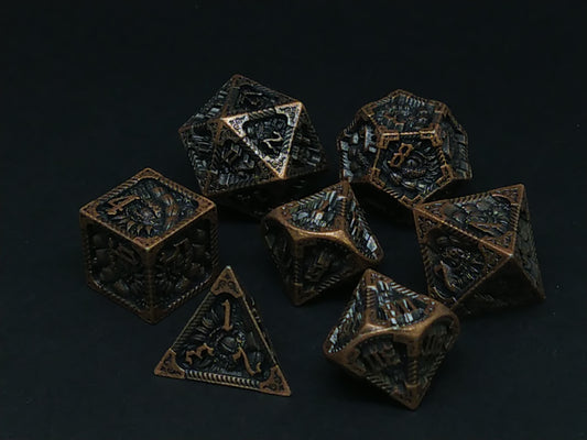 Draconic Relic - Metal polydice set