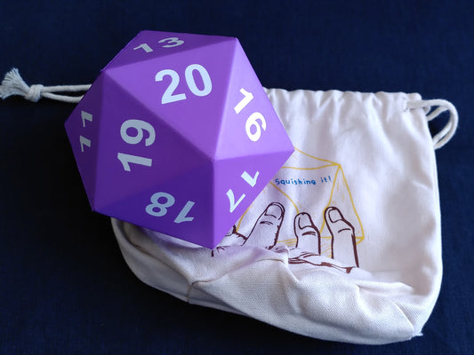 80mm Foam D20 - Purple