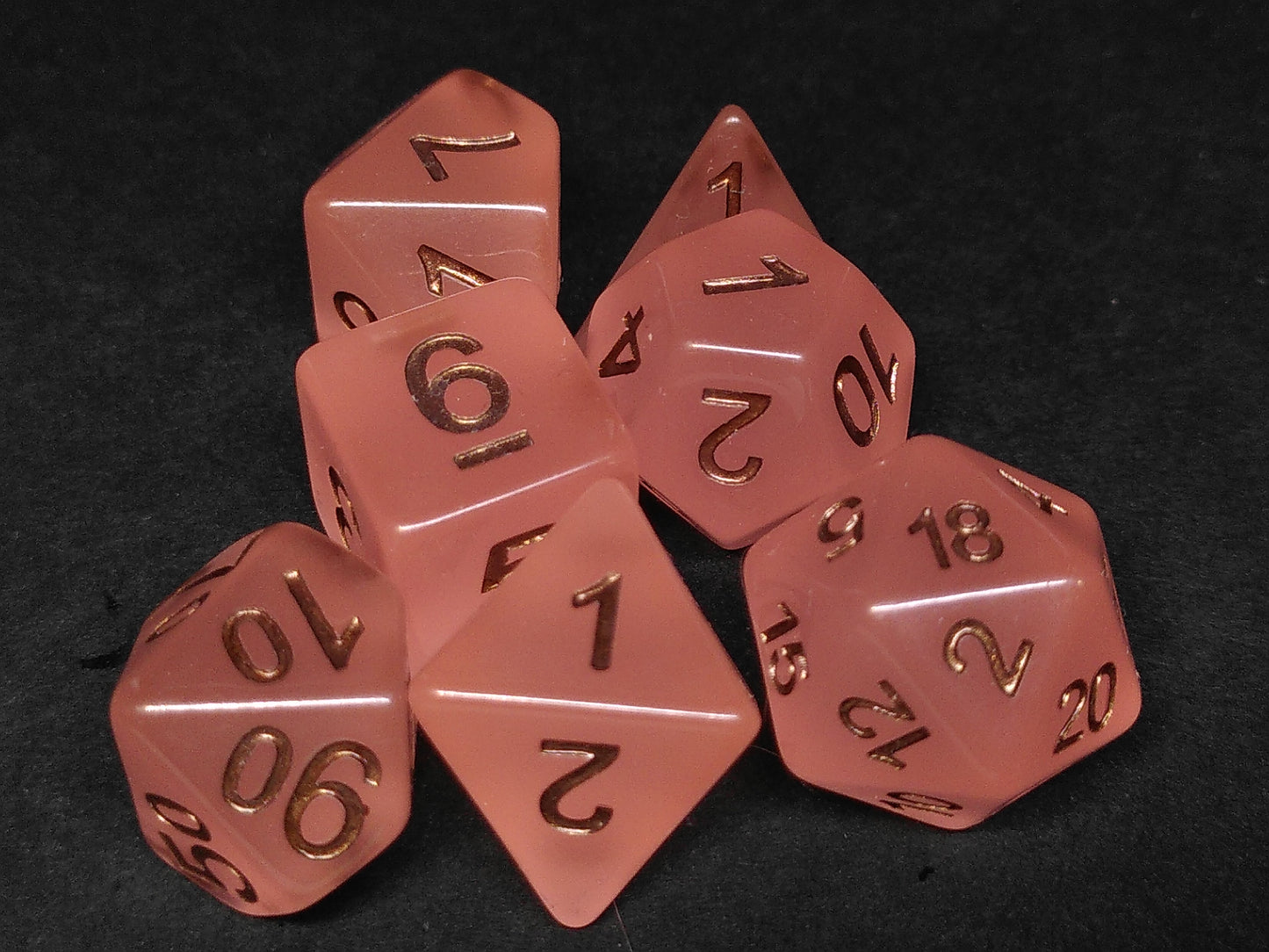 Temperature Shift polydice set - Purple-Pink