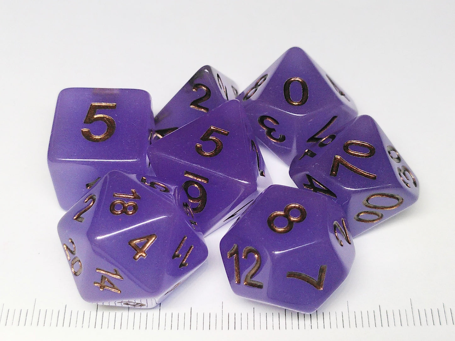 Temperature Shift polydice set - Purple-Pink