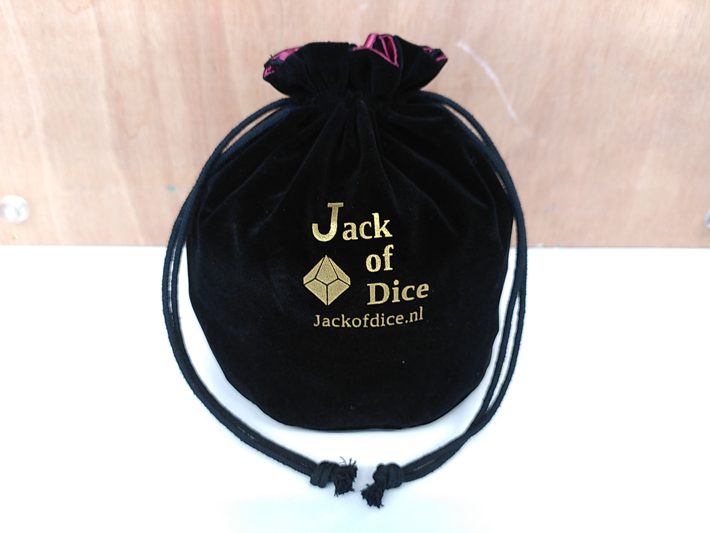 Zwarte Jack of Dice buidel, capaciteit 500