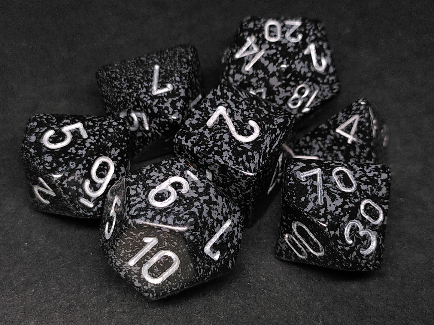 Set 7 polydice, Speckled Ninja