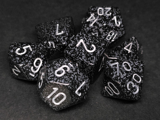 Set 7 polydice, Speckled Ninja