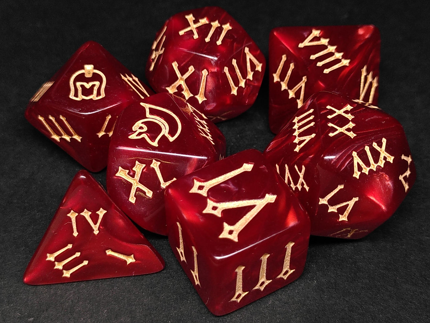 Legion polydice set - Red
