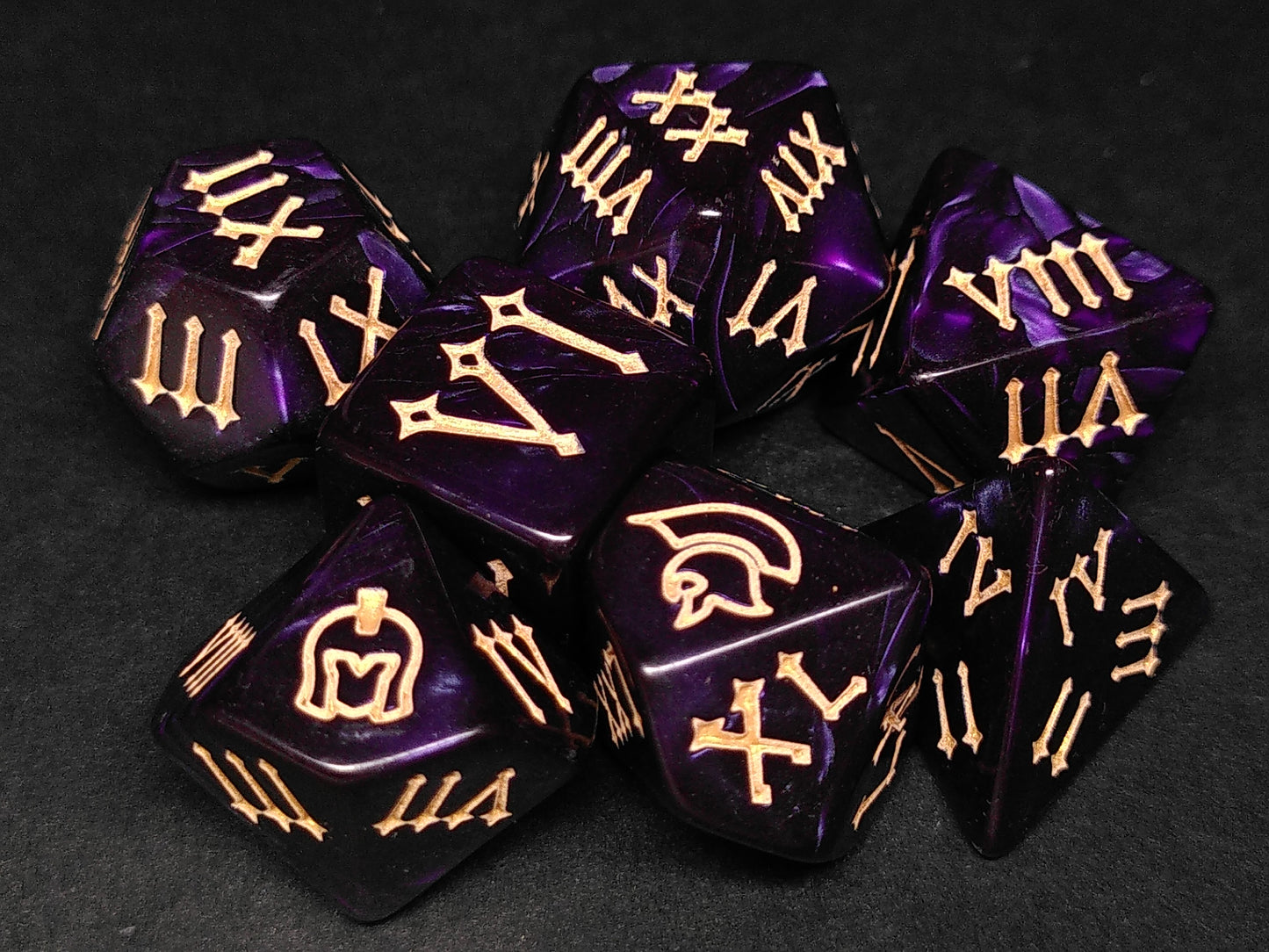 Legion polydice set - Purple