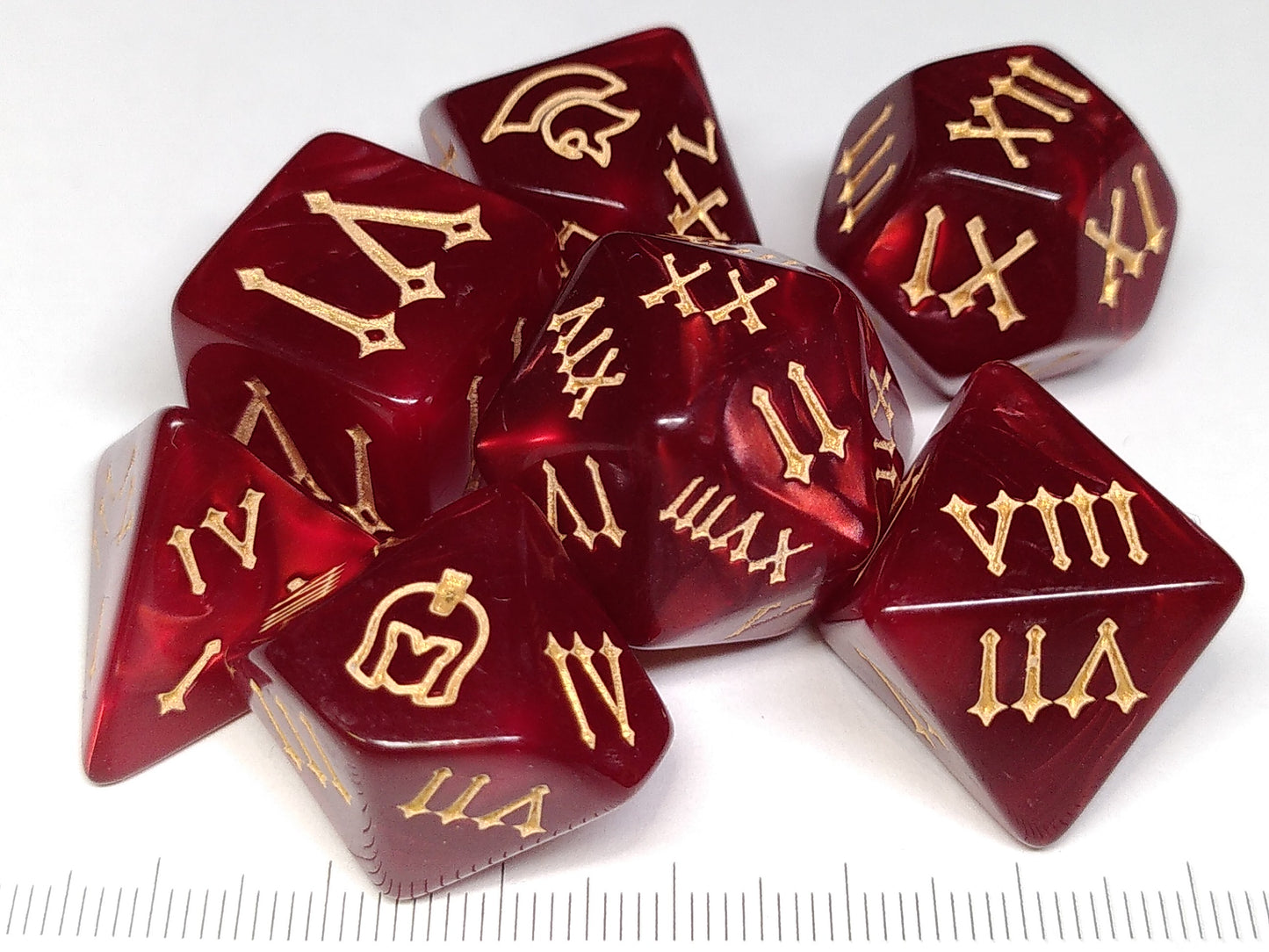 Legion polydice set - Red