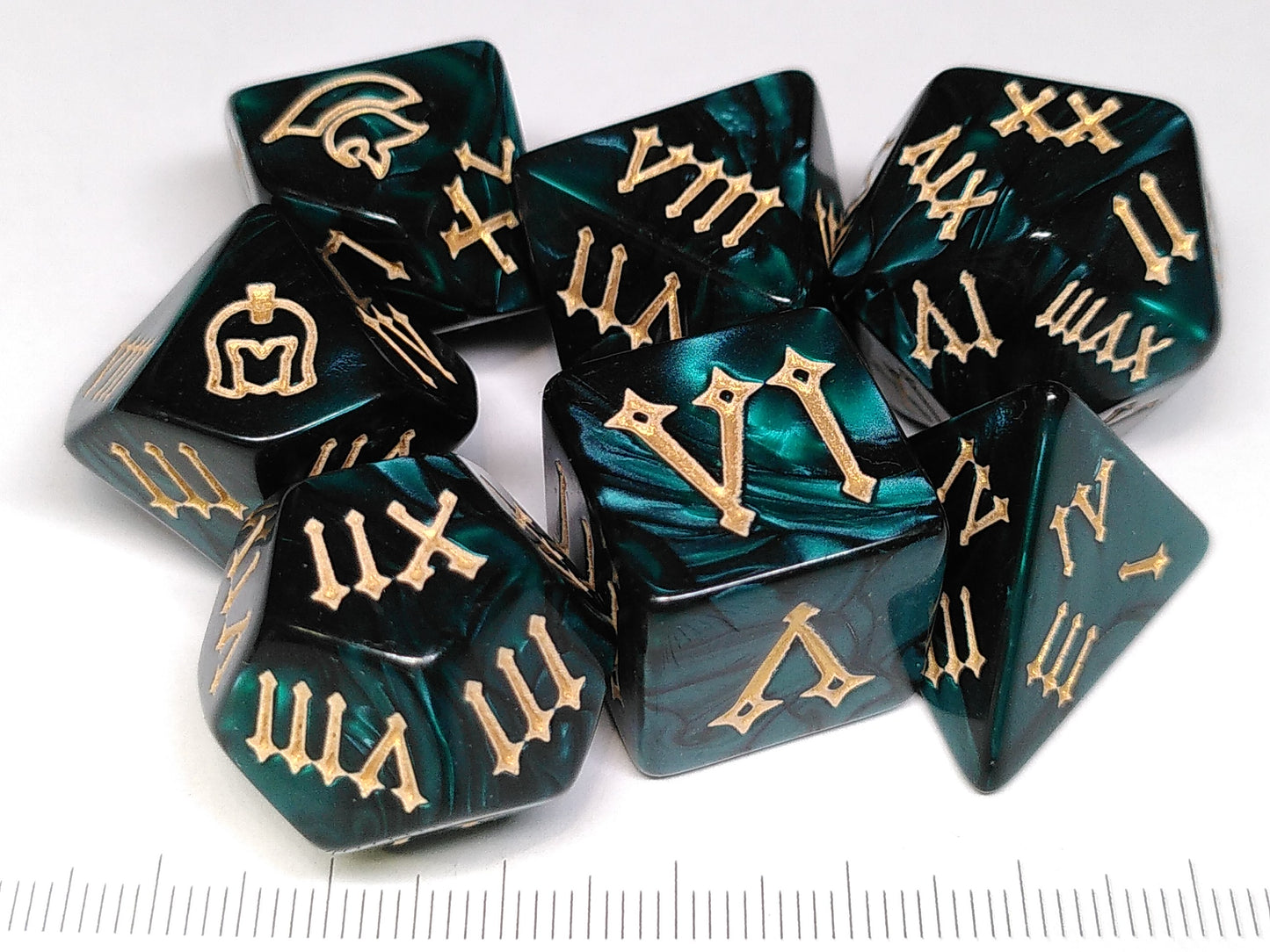 Legion polydice set - Green
