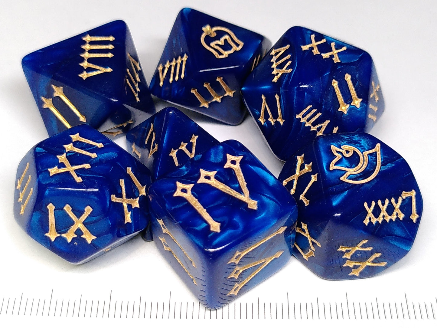 Legion polydice set - Blue