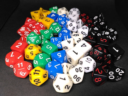 Plain polydice collection